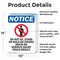Signmission Safety Culture Sign, 10 in Width, Vinyl Decal, Rectangle OS-2PACK-NS-D-1014-V-11366 - alternate 6